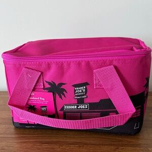 NWT Trader Joe's Mini Pink Insulated Food Storage Bag